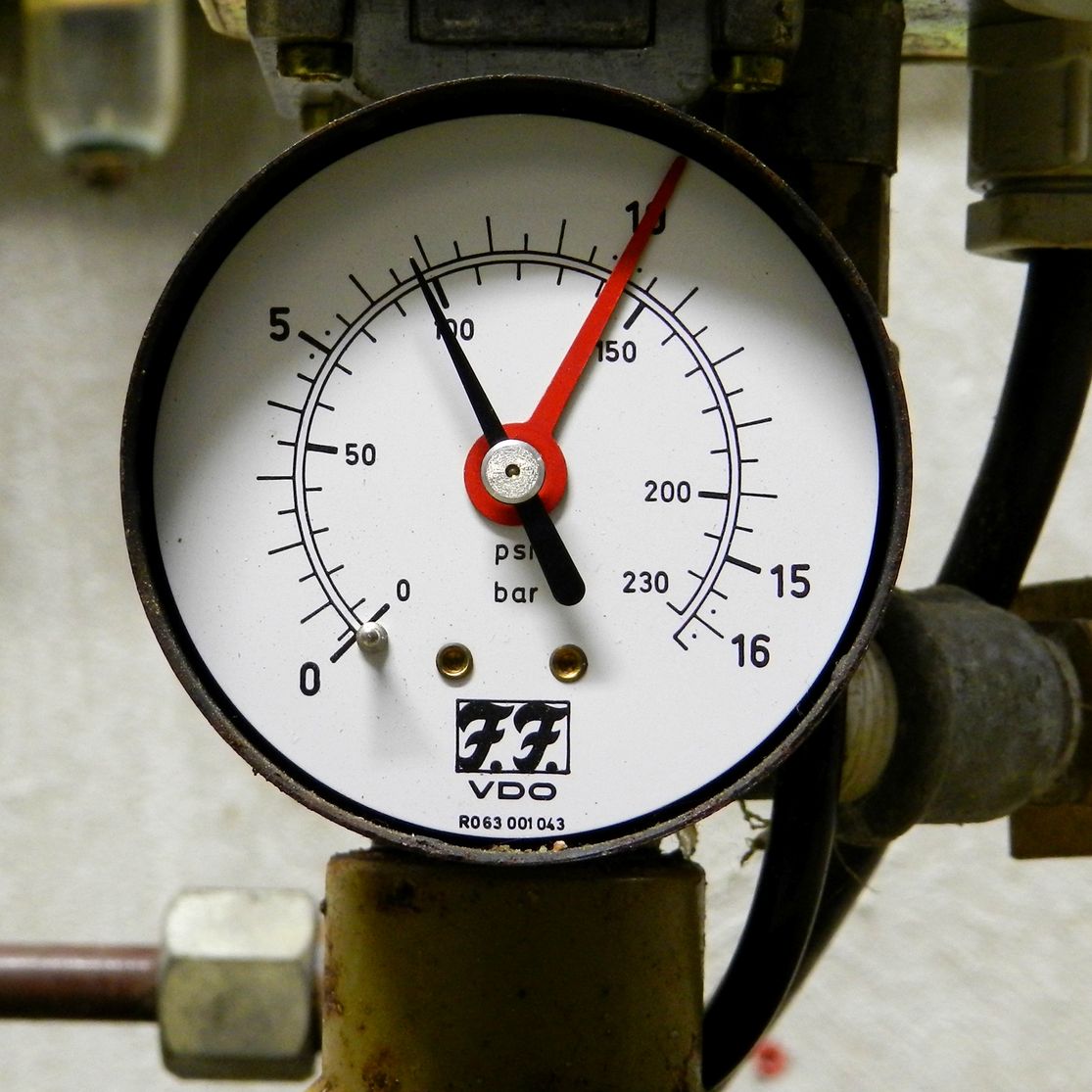 Hornslet Vandværk - manometer