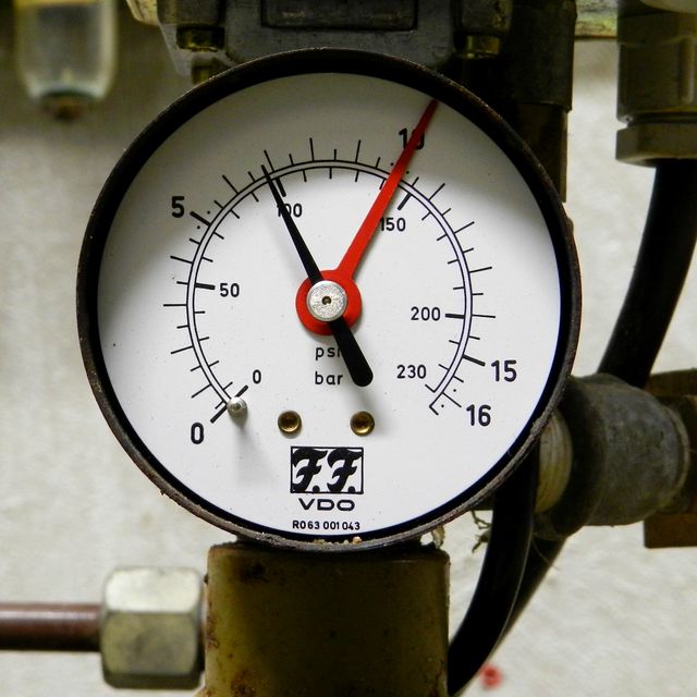 Hornslet Vandværk - manometer