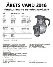 Årets Vand 2016